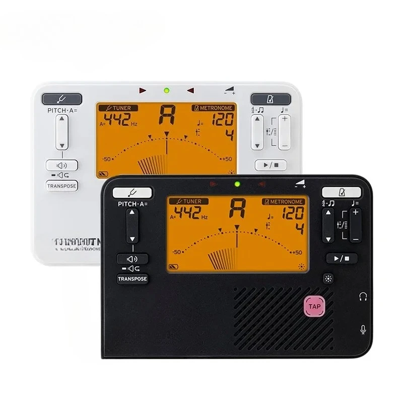 TM70T TM70C Tuner+Metronome+Recorder,  Used for wind, Guitar, Ukulele, and Piano Keyboard Instruments