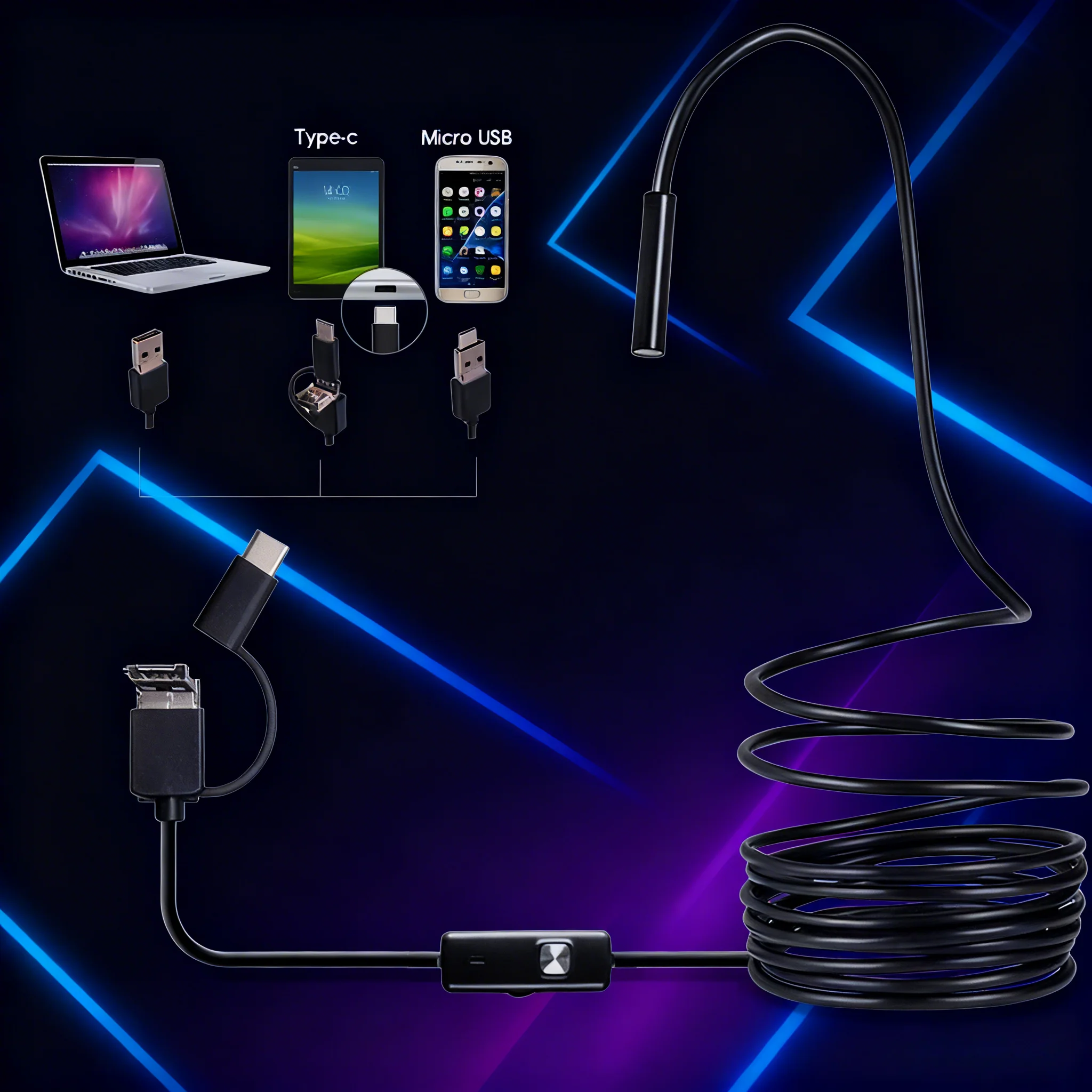 pratico-7mm-android-endoscopio-3-em-1-usb-micro-usb-tipo-c-camera-de-inspecao-de-boroscopio-para-computadores-smartphones-ip67-a-prova-dip67-agua