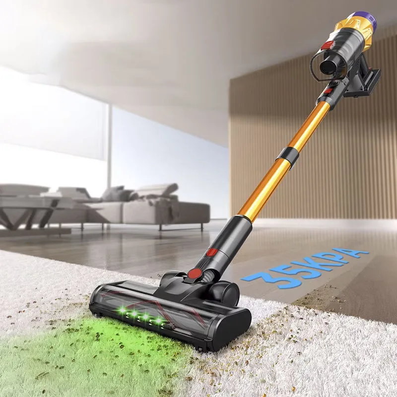 IDEACH V18 550W 45kPa Handheld Wireless Vacuum Cleaner,Smart Touchscreen,3 Power Modes,Removable Battery,Vacuum Cleaner for Home