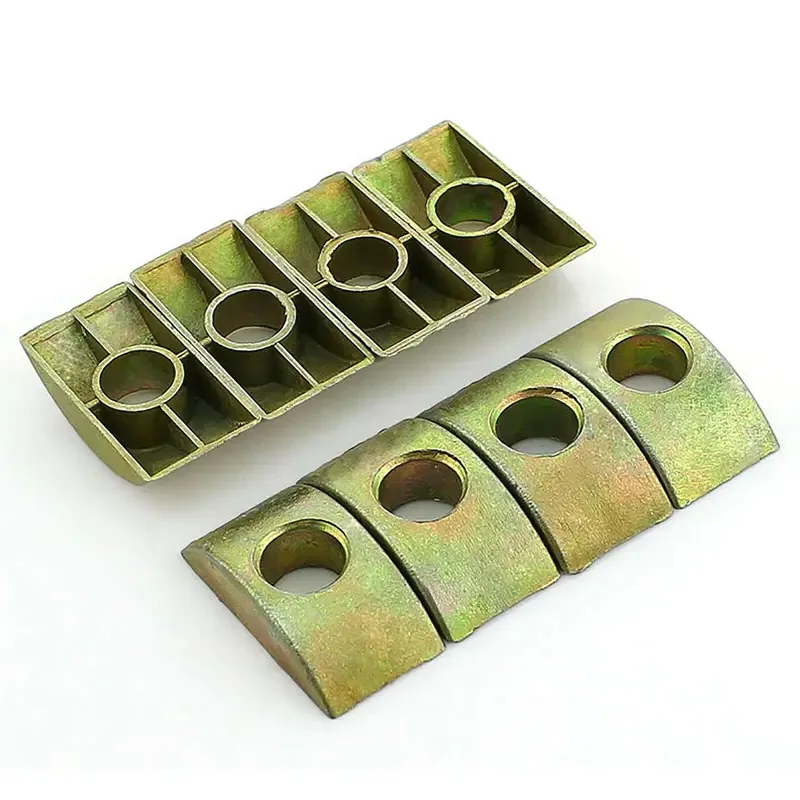 

M8 Half Moon Crescent Nuts Spacer Washers Furniture Connector Colour Zinc Plated For Bunk Bed Cots Screws Assembly Fittings