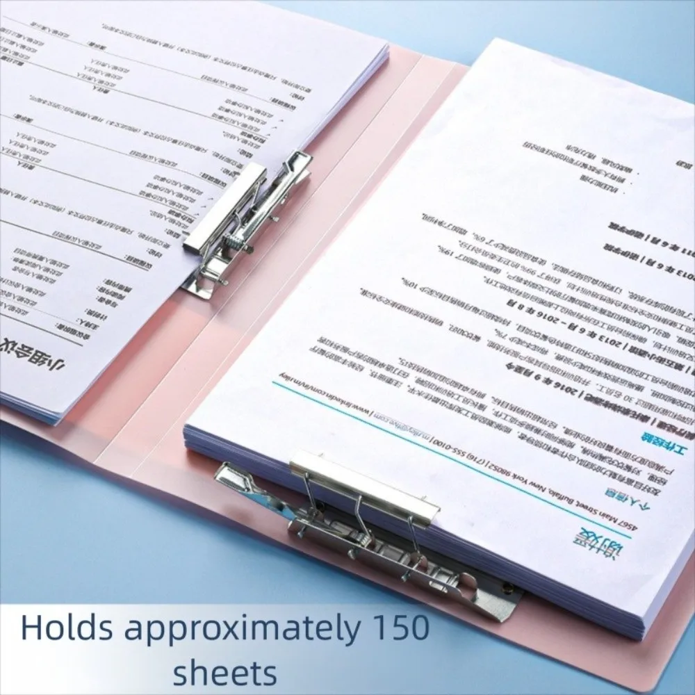 

Прозрачные папки для файлов, один зажим, двойной зажим, органайзер для документов, гальваническая маленькая свежая папка формата А4, офисное использование