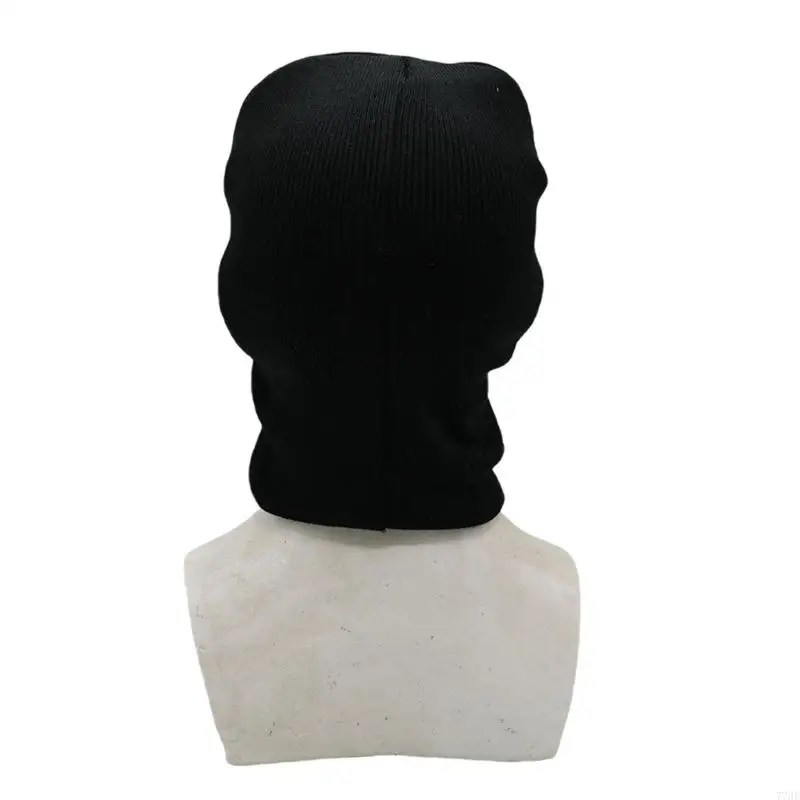 77HE HALLOWEEN SAPHENT HAT TELITAL SONEAL ACRYLIC البالغين للجنسين وجه القبعة قبعة قبعة لحفلات الأزياء النشاط في الهواء الطلق