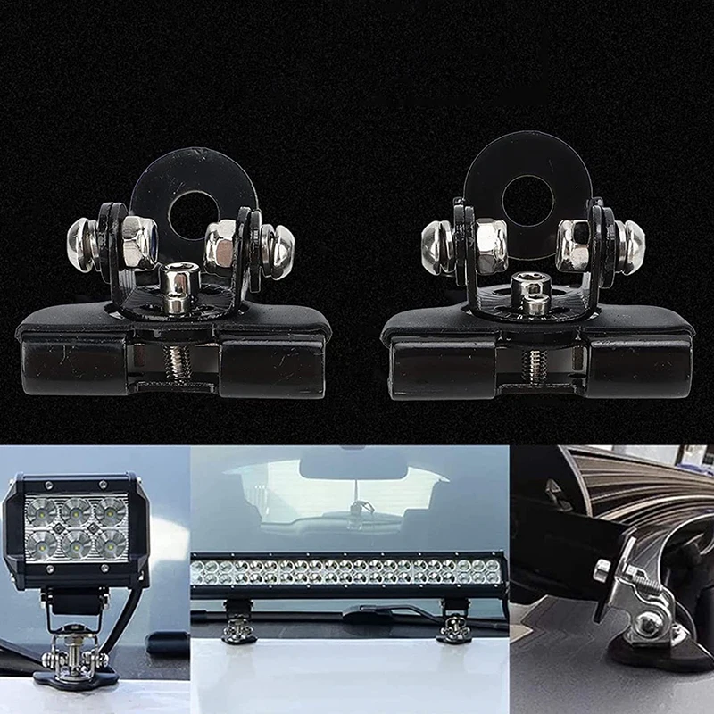 novo-2-pcs-de-aco-inoxidavel-universal-carro-auto-capo-led-luz-trabalho-suporte-montagem-suportes-bracadeira-tampa-do-motor-luz-montagem-bracadeira