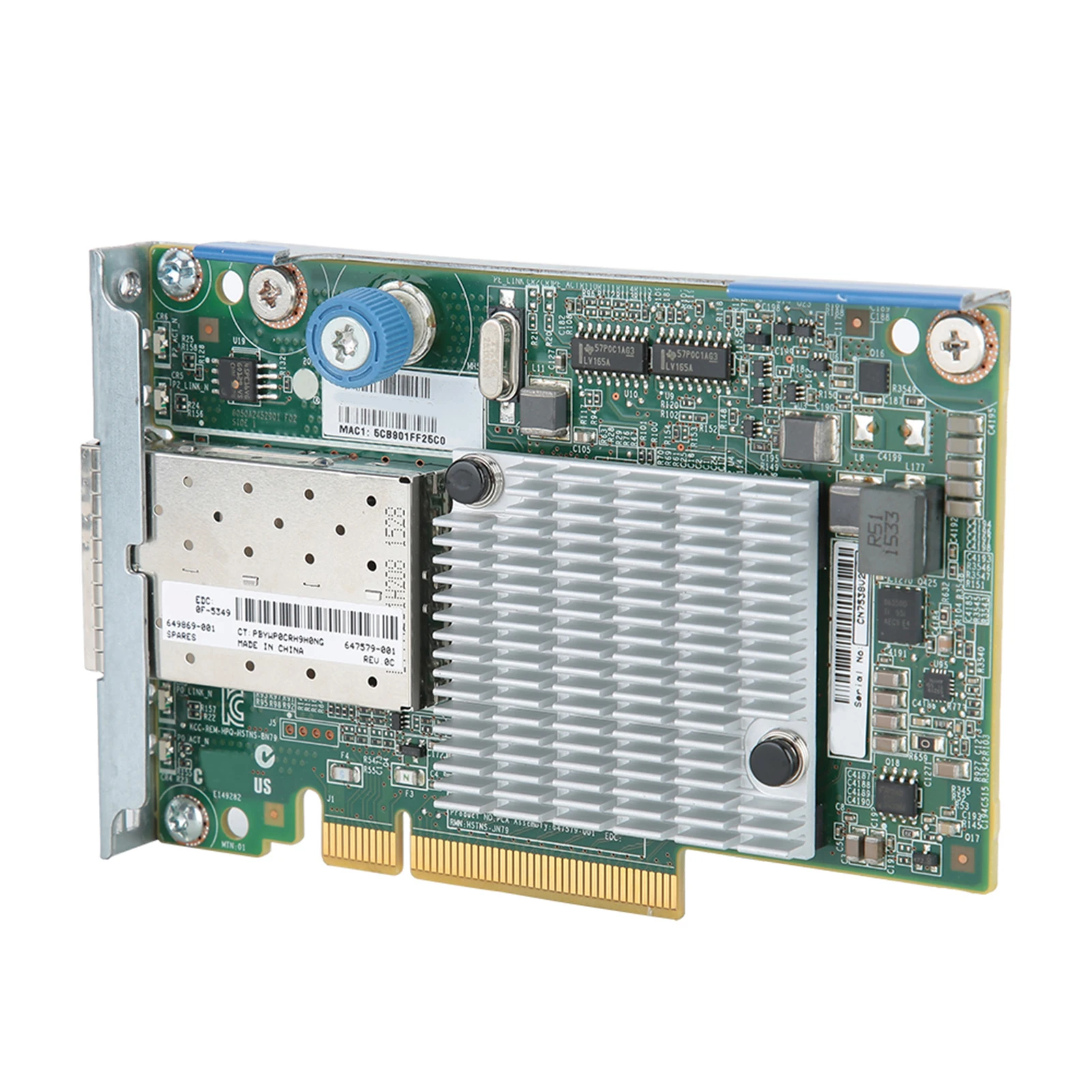 Dual Port Ethernet Adapter 10Gbps 647579-001 649869-001 Fiber Optical Ethernet Adapter
