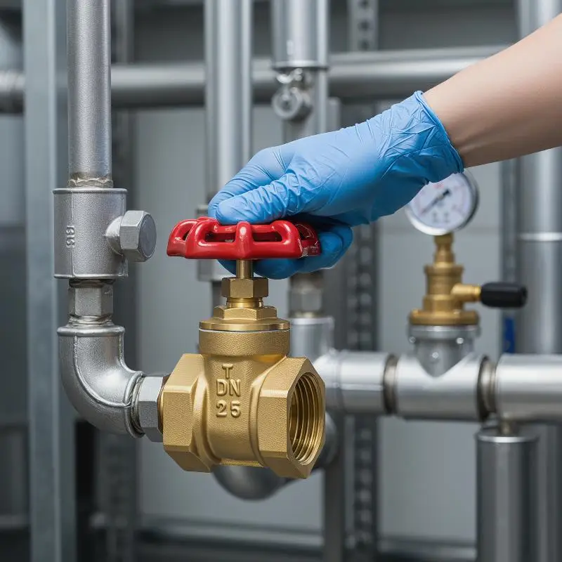 Professional Grade Brass Gate Valve 1/2