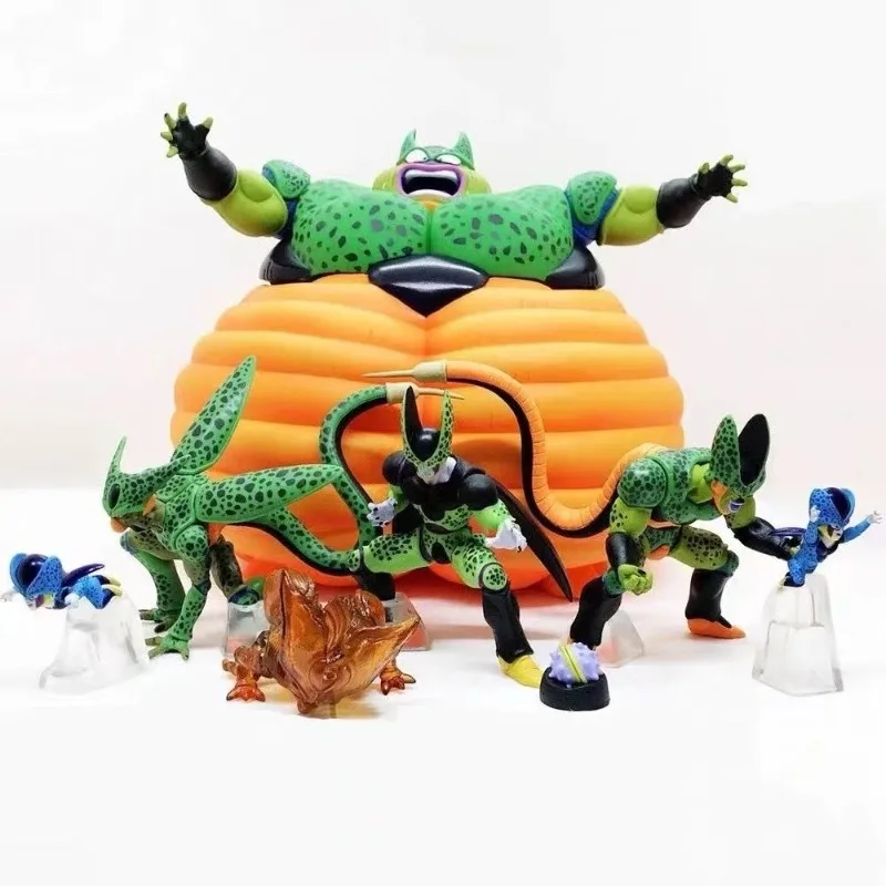 Набор из 7 фигурок Dragon Ball Z: Эволюционные формы Селла, коллекционные модели персонажей DBZ, игрушки для детей, подарок