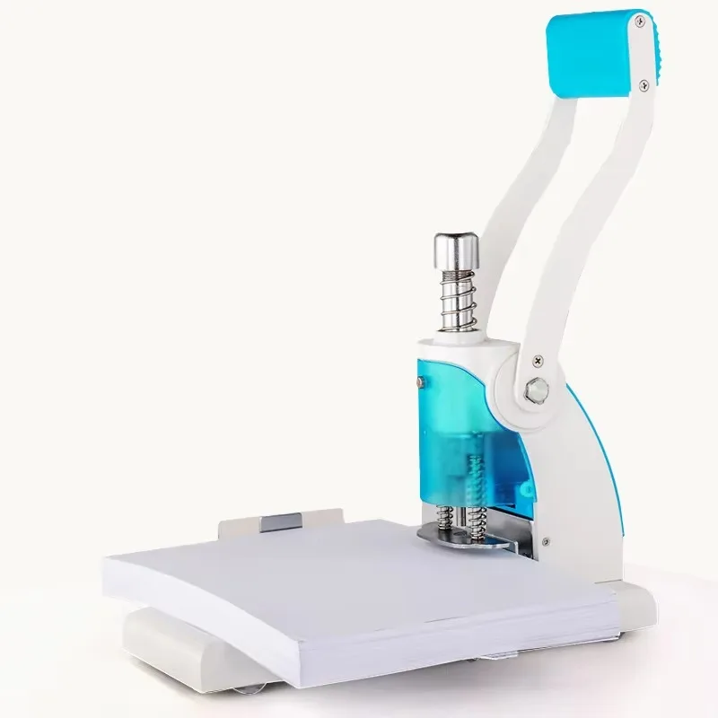 

Single-Hole Heavy-Duty Hole Punch Machine 300 Sheet Capacity Labor-Saving Office Equipment