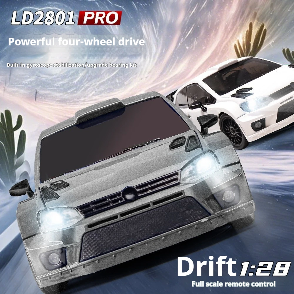

New Ld 2801pro 1/28 Rc Cars Simulation Remote Control Car Toy Gyroscope Rc Off-Road 4x4 Full Scale Drift Racing Car Gift