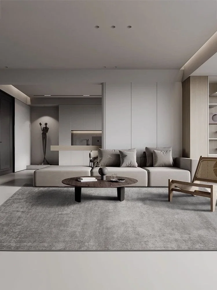 

Carpet, light luxury, living room, short hair, household, bedroom, modern, premium gray