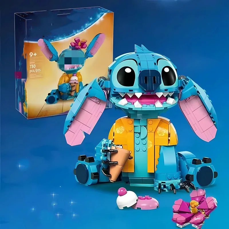 Ideas Experiment 626 Blue Monster 43249 Building Blocks Kit, Buildable Figure With Ice Cream Cone, Gifts For Girls and Boys Toys