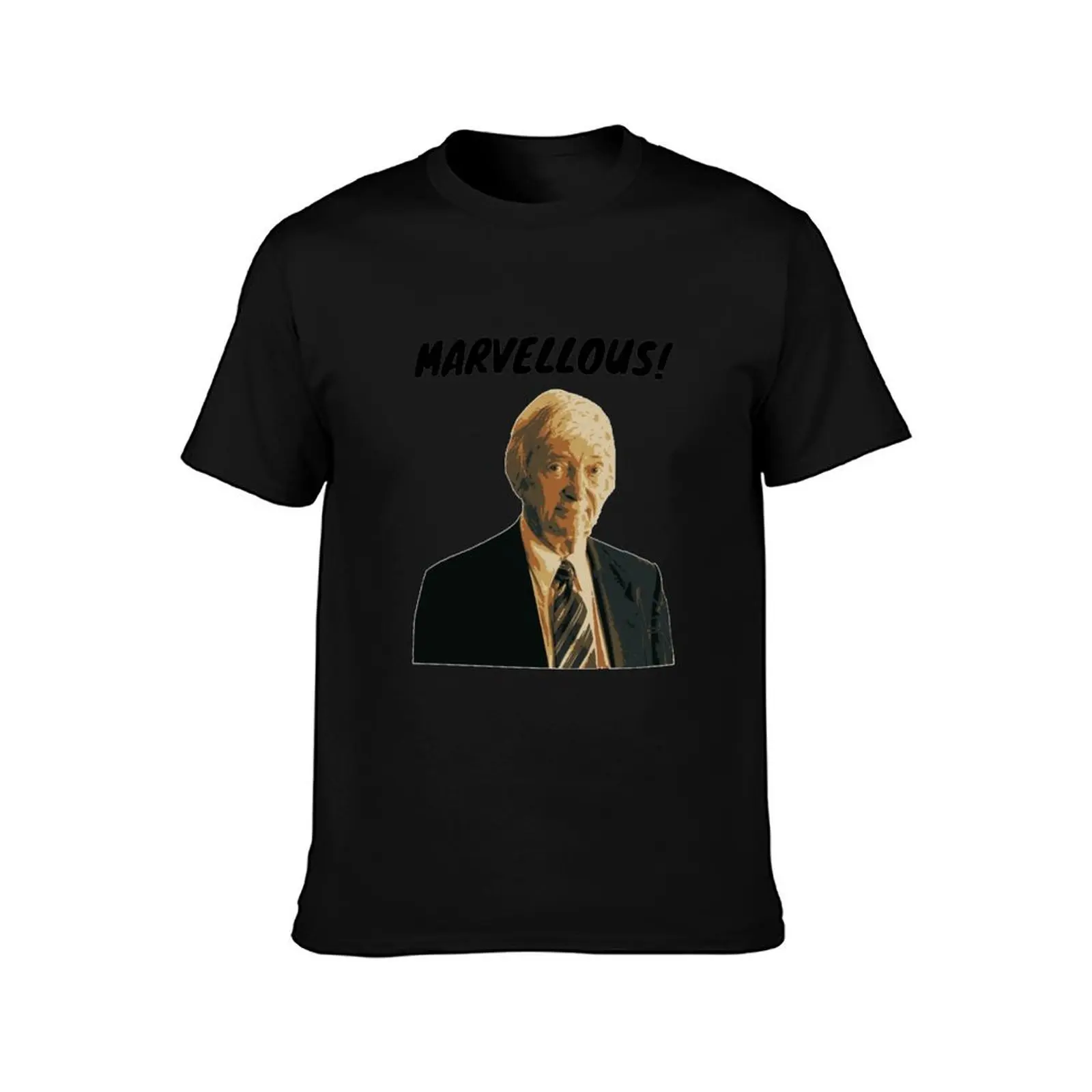 Richie Benaud - Marvellous! T-Shirt Abstract Pattern Print Top T-Shirt