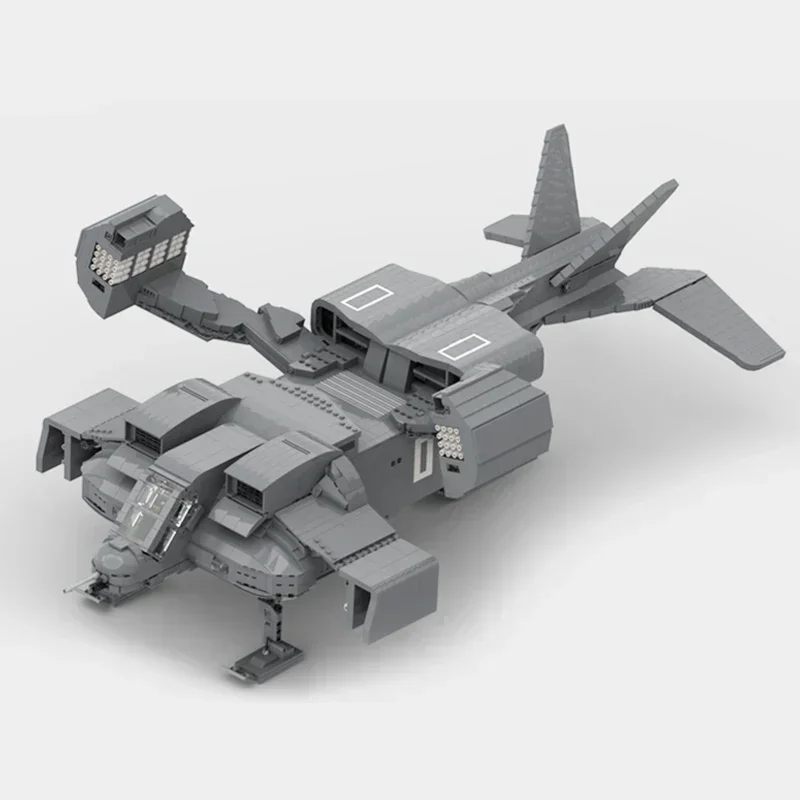 Modello militare Moc Building Bricks Alien Dropship Cheyenne UD-4L con M577 Apc Technology Blocks regalo giocattolo di natale assemblaggio fai da te