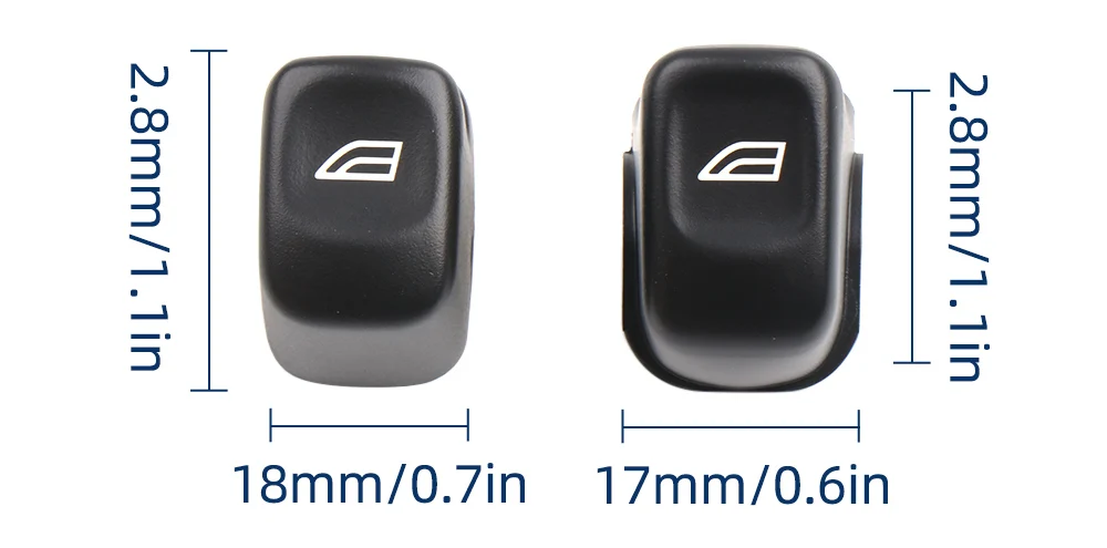 Fensterheber Steuersc halter Aufzug Glas Hub regler Knopf abdeckung für volvo v70 xc70 s80 s60 xc90 – Detail 2