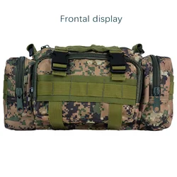 Multi-funcional bolsa de ombro ao ar livre, ataque mágico Fanny Pack, camuflagem, equitação, táticas, esportes, 3P