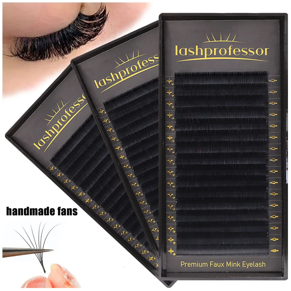 Lashprofessor Matte Black Cashmere Eyelash Extension Volume Individual Eyelash Premium Mega Volume Eyelashes Extension Whoselase