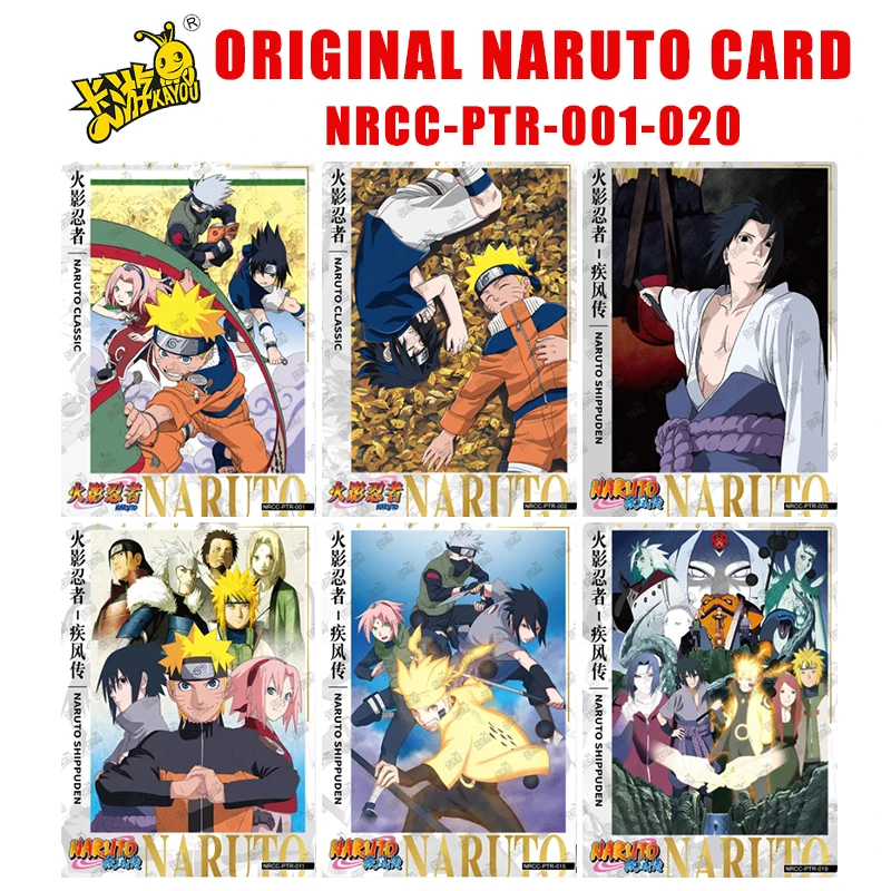 Naruto Card Origina Anime Rare Card Full Series SP GP UR OR AR LR HR SLR SSR SR R Kompletny zestaw kart kolekcjonerskich Prezent urodzinowy