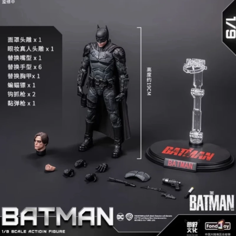 Fondjoy Dc Justice League Batman & Superman Figur Aksi Mainan Koleksi Berlisensi Resmi Model Koleksi dengan Hadiah Dasar untuk Anak Laki-laki