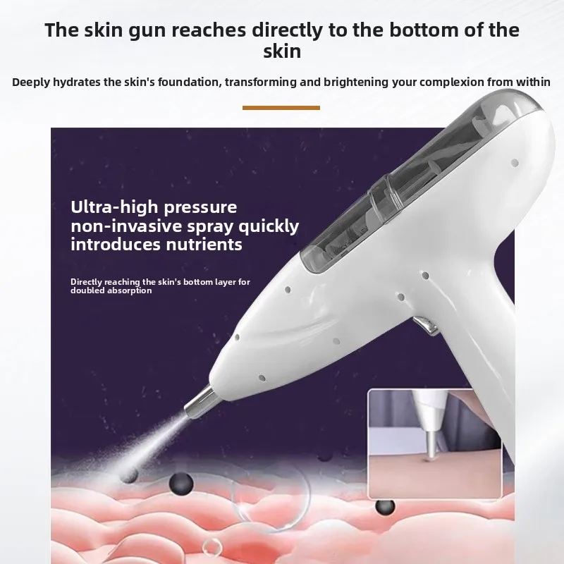 High Pressure Spray Moisturizing Skin Needle Free Nano Atomization Introduction of Oxygen Injection Water Gloss Moisturizing