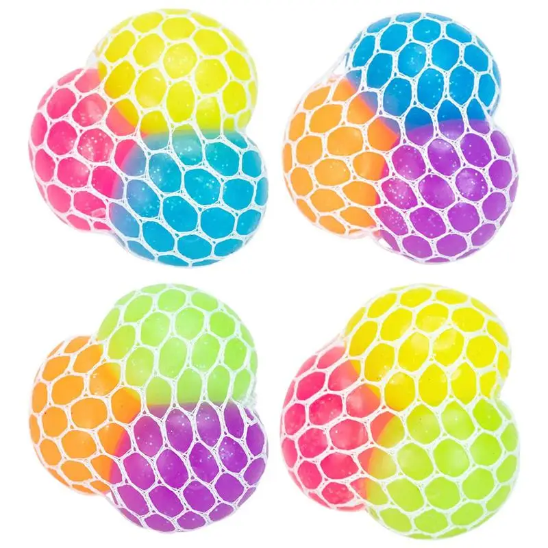 

Squeeze Balls For Kids Three Colors Grape Balls Squeeze Relaxing Toys Soft TPR Kids Toys Decorative For Friends Colleague