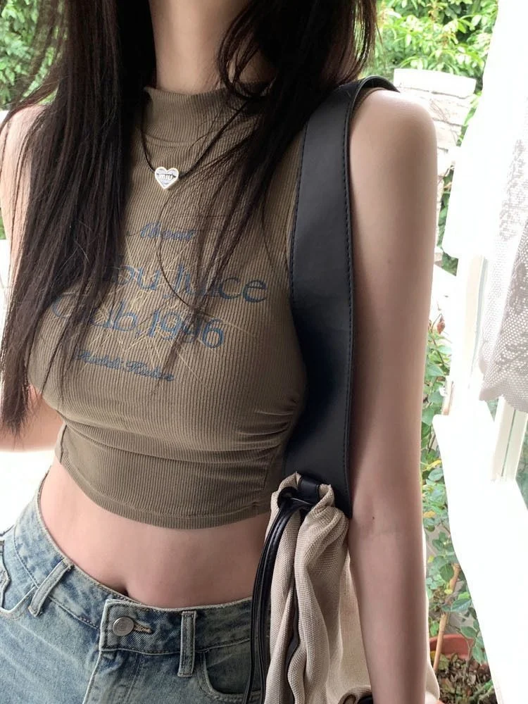 Crop Top Tank Sleev… - image