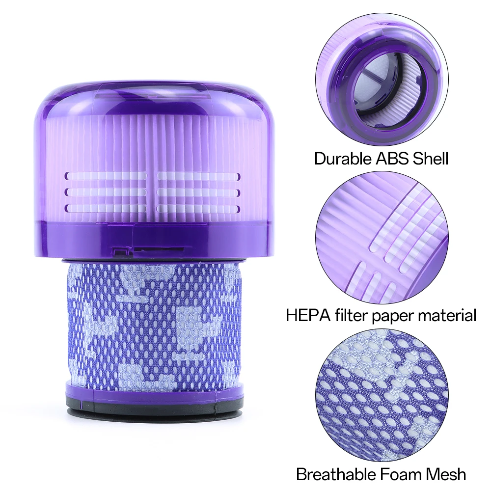Sostituzione filtro HEPA lavabile per Dyson V10 Slim / SV18 Accessori per aspirapolvere robot senza fili Filtro accessorio di ricambio