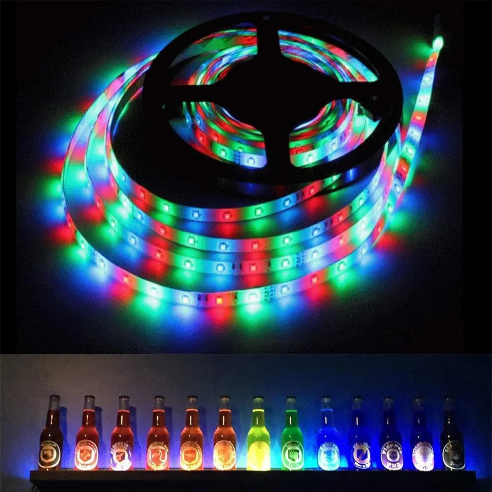 New RGB Color Changing Soft Strip LED Lights For Bedroom Led Strip Lights With Remote For Room Home Decoration Led Light Strips