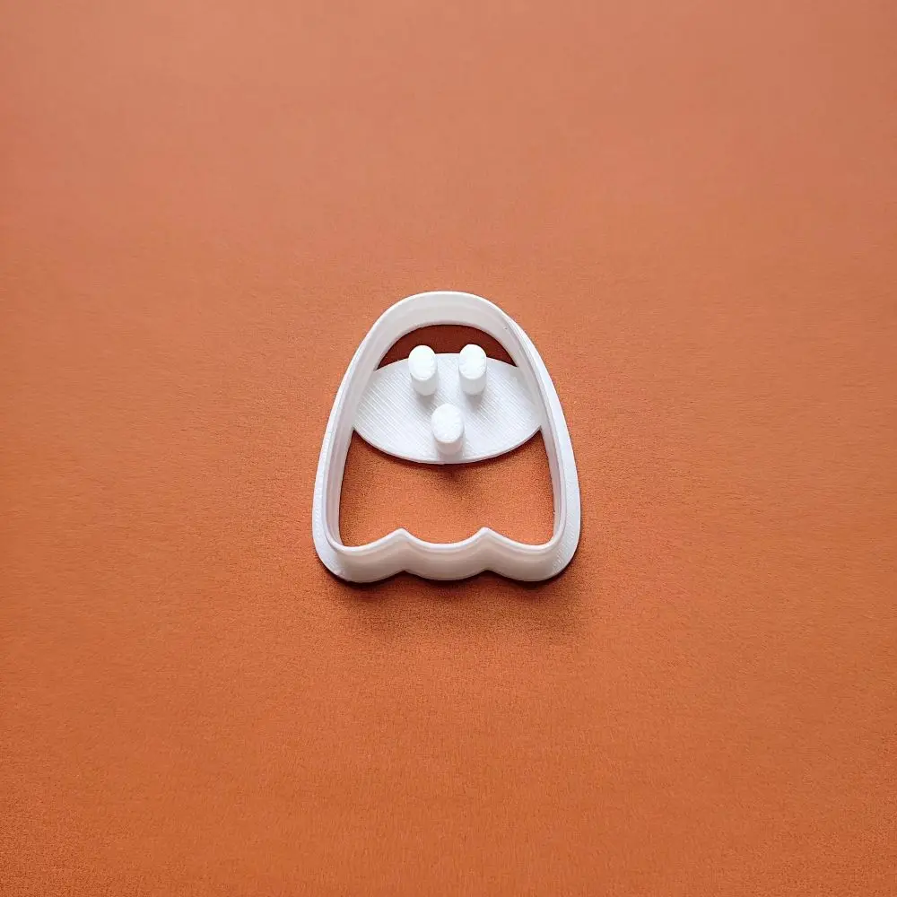 Little Ghost Shape Cutting Mold Set, argila macia, brincos DIY, Earnail Jewelry, ferramenta Halloween