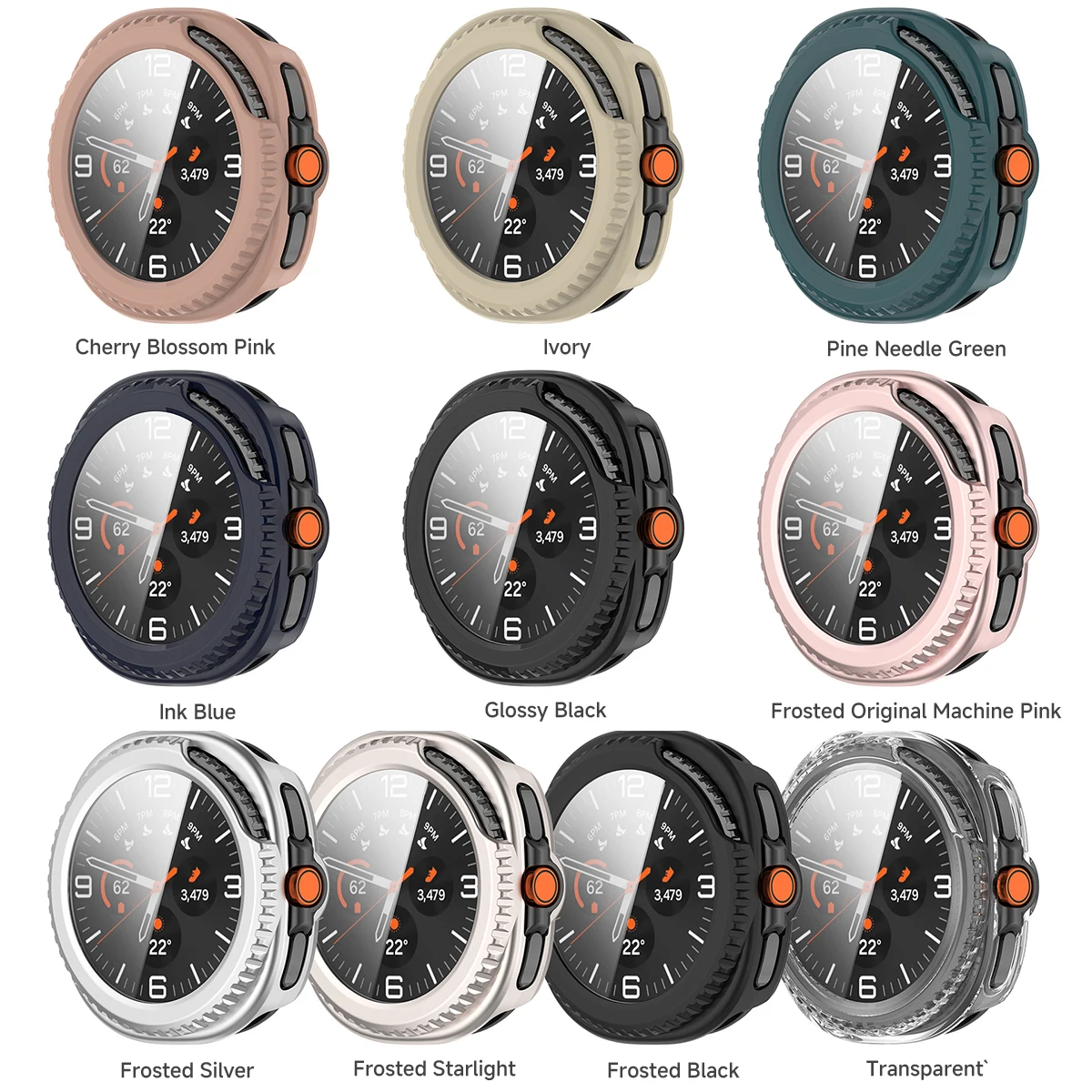 Tempered Glass PC Case for Samsung Galaxy Watch 8 40mm 44mm 8 Classic 46mm Protector Cover for Galaxy Watch 8 Ultra 47mm Shell