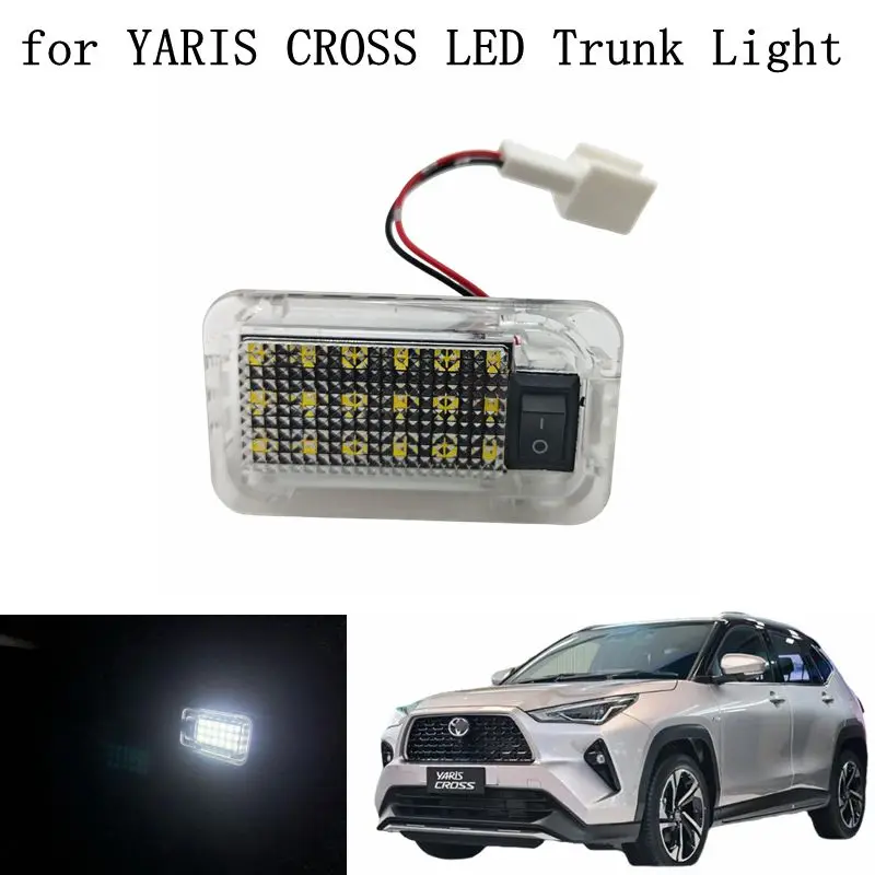 

Car LED License Plate Lights Auto Number Plate Lamp Trunk Light Replacement Lamp FOR Toyota Yaris Cross AC200 2023 2024 2025