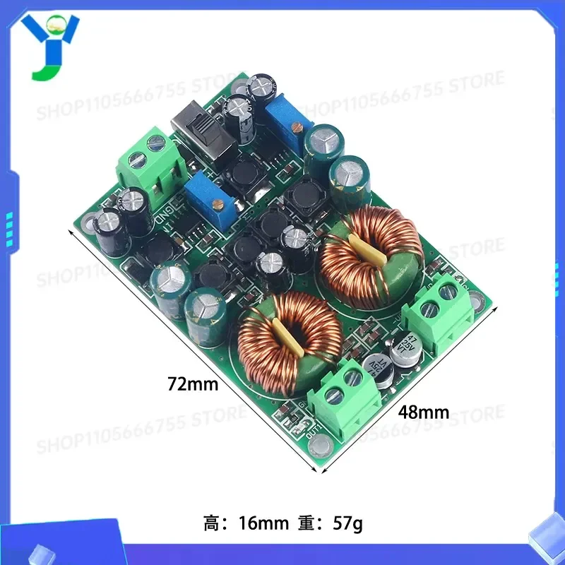 DC DC Switching Power Supply Module Single to Dual Plus Minus 5-24V Adjustable Filter Low Ripple