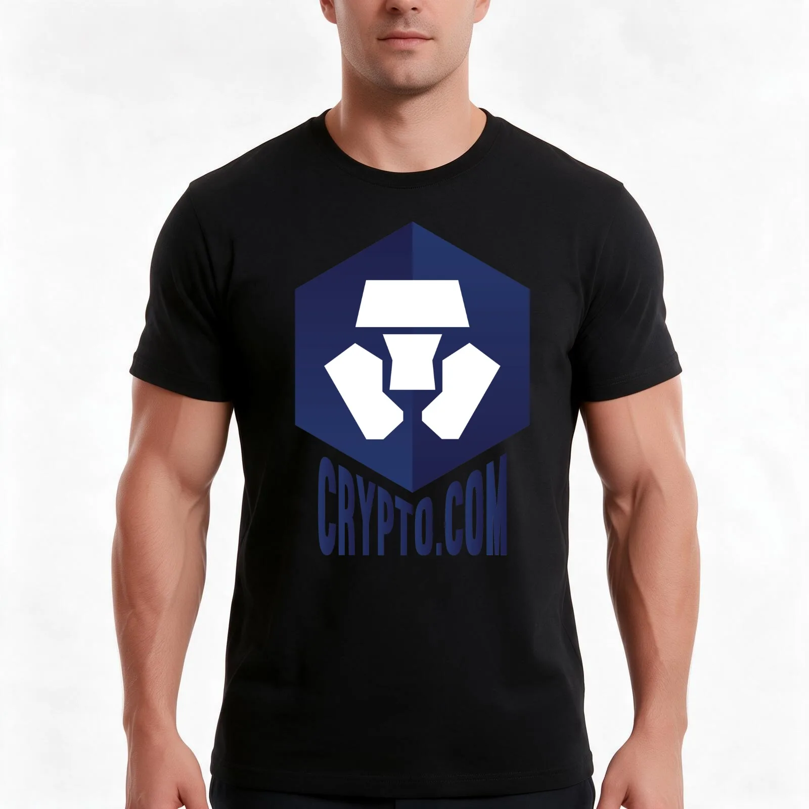CRO Token CRYPTO.com Shirts T-Shirt Summer Casual Cotton Tee Oversized Streetwear Tops Vintage Graphic Print 100% Cotton