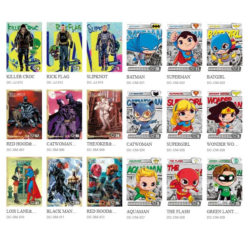 KAYOU DC Universe Legendary Proof Glorious Collection Vol.2 Premium Trading Cards Gift Set For Collectors