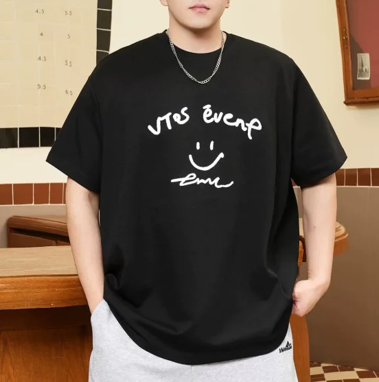 

High Quality Summer Cotton Short-sleeved T-shirt, Stylish, Comfortable and Breathable Print Top, Suitable for Both Men and Women
