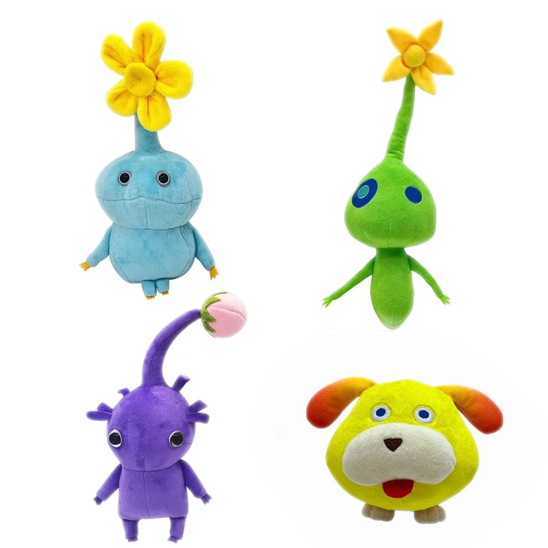 New Pikmins Stuffed Animals Rock Pikmins Plush Blue Pikmins Plushies Pikmins 4 Oatchi Plush Dog Doll Toy Plant