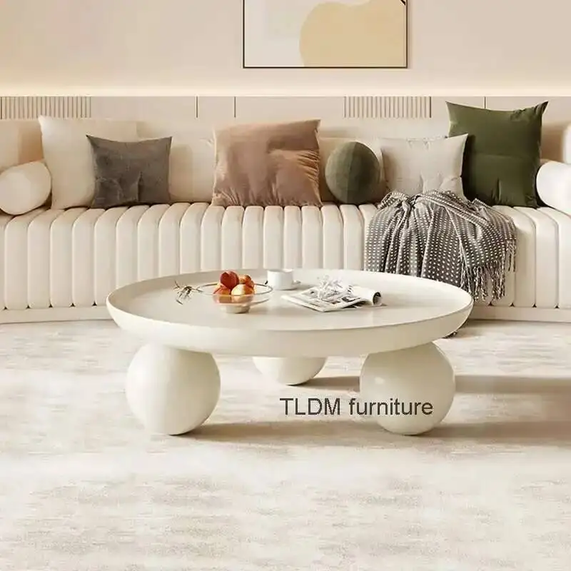 

Design White Small Oval Coffee Tables Nordic Luxury Coffee Tables Modern Minimalist Mesas De Centro Para Sala Home Furniture