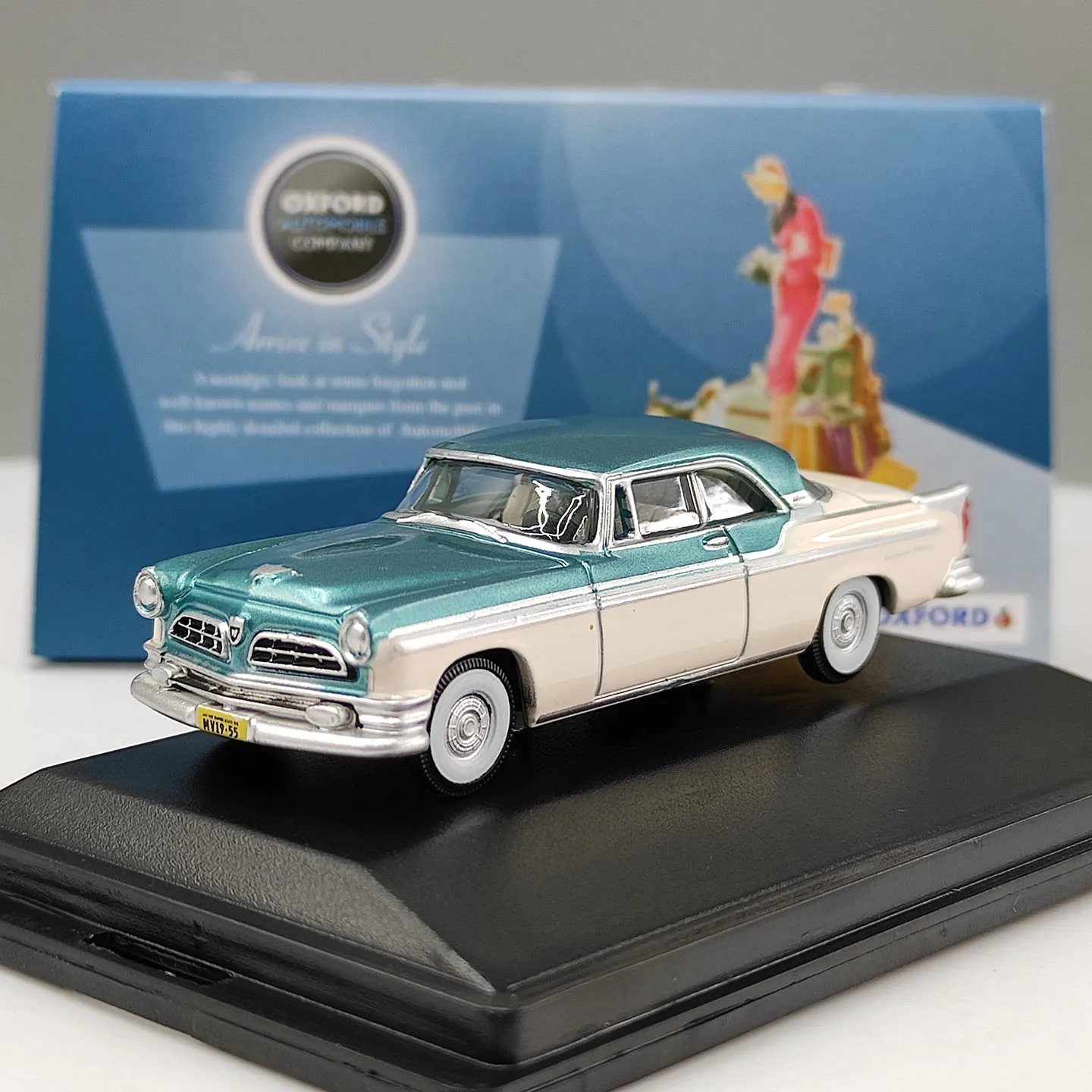 Diecast OXFORD 1:87 Scale Chrysler New Yorker Deluxe Coupe St Alloy Car Model