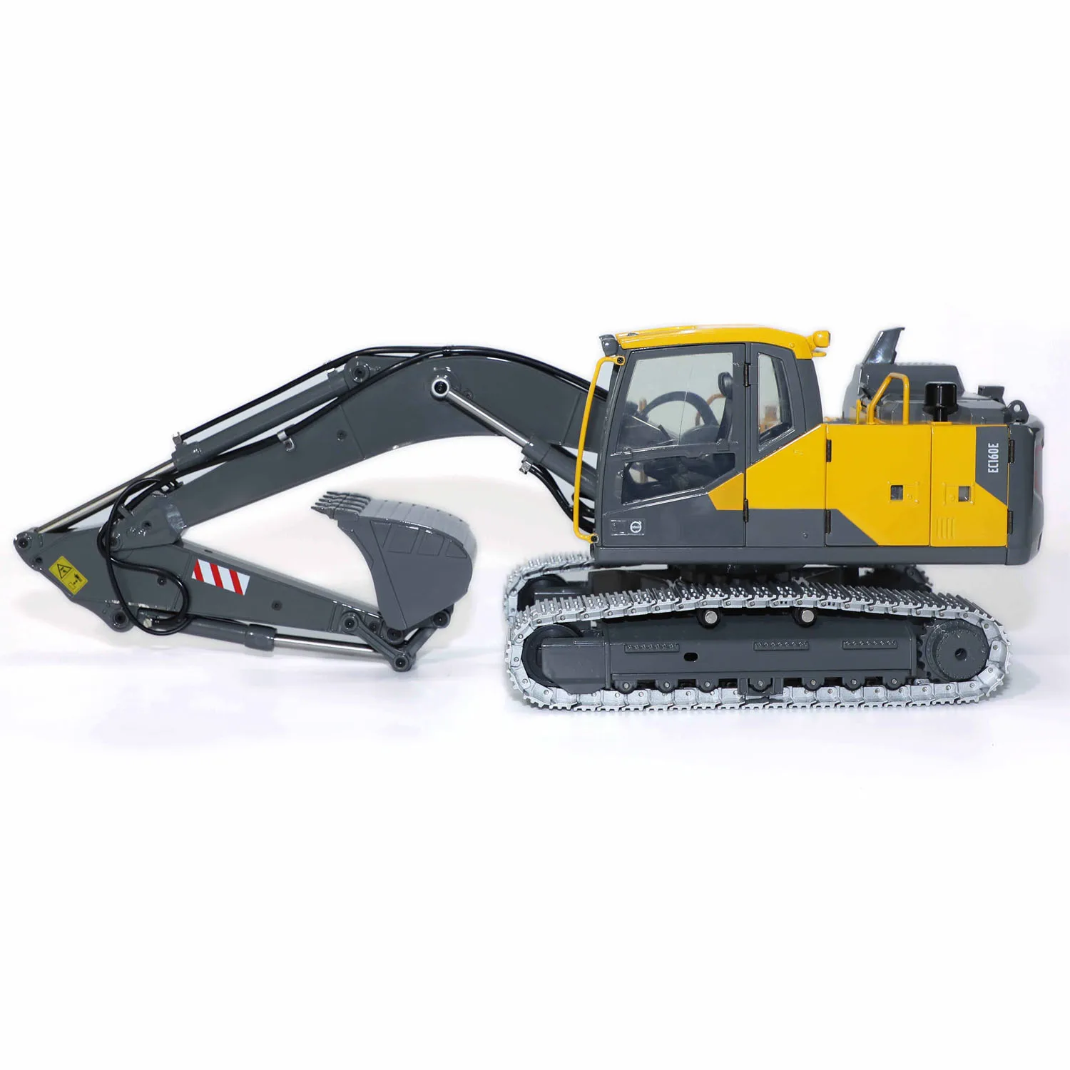 EC160E 1/14 RC Toy Electric Excavator Double E Remote Control Digger RTR Full Alloy Metal Engineering Vehicle Lights TH23137