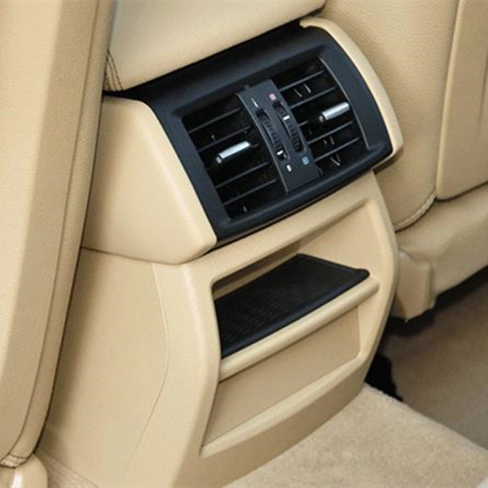Car Rear Air Conditioning Vent Grille Cover Outlet For BMW X3 F25 2011-2017 X4 F26 2013-2018 Center Console Dash Grill Frame