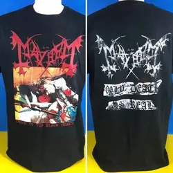 Mayem awn of the Blackhearts reprint Tシャツ、norwayブラックメタルバンド、nh831