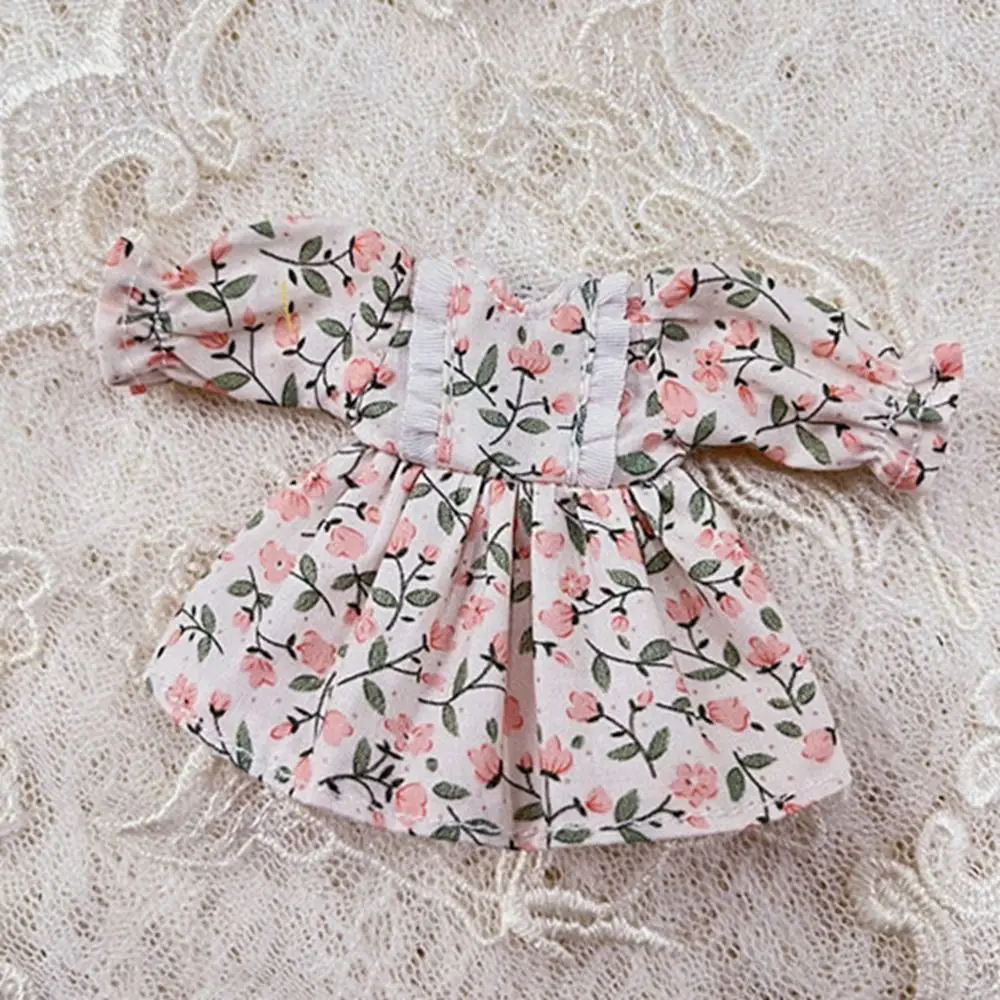 Robes imprimées faites à la main, accessoires à manches longues, vêtements de poupée, jupe multi-styles, Cardigan blanc à la mode