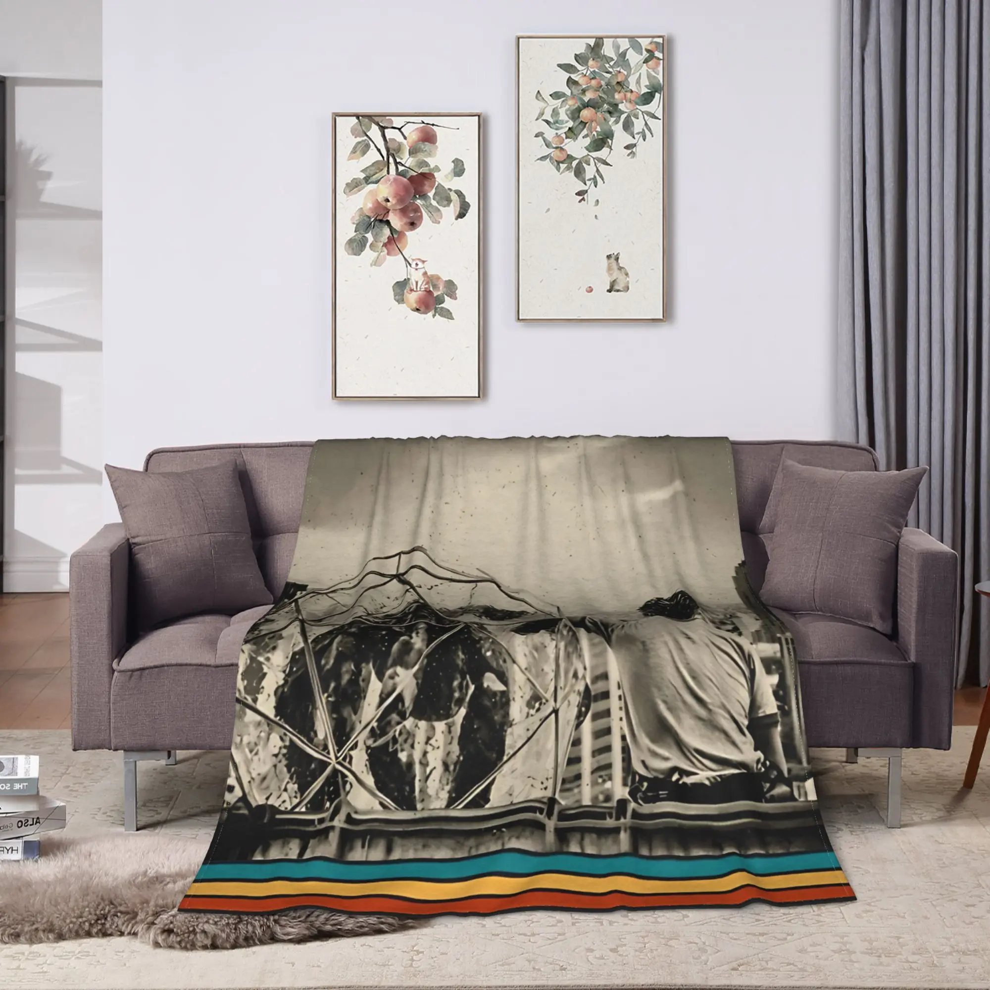 Warm Soft BlanketStudents Decorative Project Hail Mary Throw Blanket  Flannel Bedspread For Living Room Sofa Bed Cover