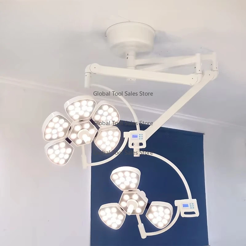 

Double-Headed Ceiling-Mounted LED Operation Light (Shad.owless Surg.ical Lamp)