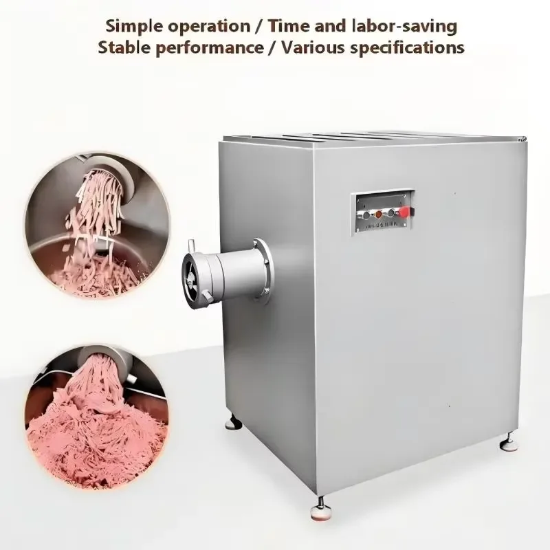 for SUS304 Industrial Meat Grinder 3000kg/h 220V 380V 15kW Multi Function Suitable for Fresh Frozen Meat and Vegetables