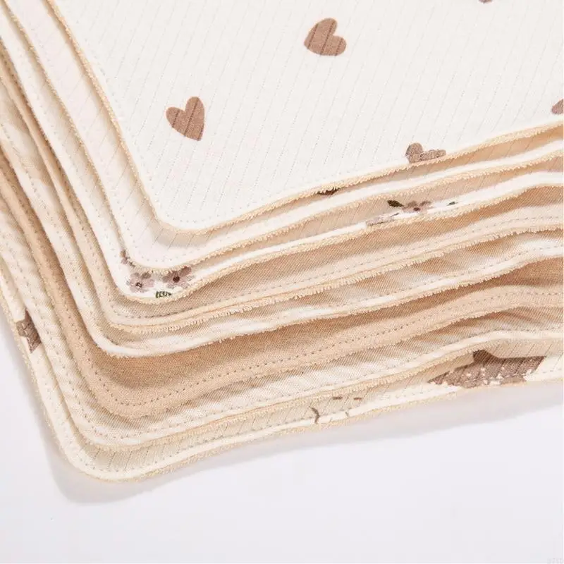 D7YD Baby Burp Cloth Cloth Triangular Triangular Towel حديثي الولادة يتغذون مريلة تنفس