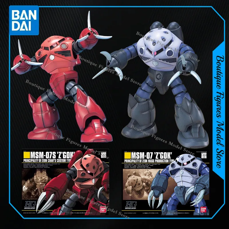 

Bandai оригинальные HG GUNDAM MSM-07 ZGOK MSM-07S Z'GOK экшн-фигурки аниме сборная модель коллекция подарок детские игрушки