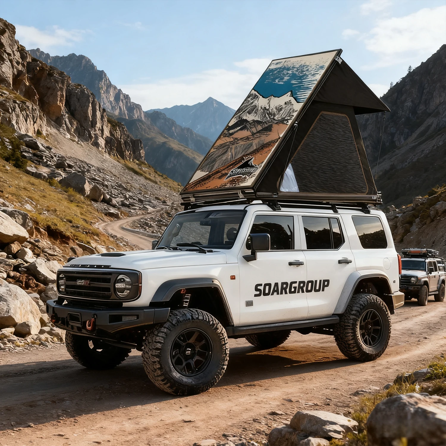 

Ultra-Thin Light Weight Rooftop Tent Aluminum Camping Car Roof Tent Hard Shell Roof Top Tent for Car