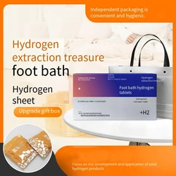 Foot Bath Tablets,Hydrogen Water Tablets Hydrogen-rich Water Tile Active H2 Molecules For Foot Washing