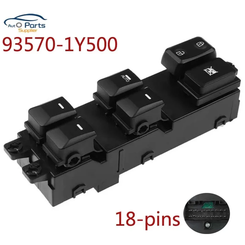 New 93570-1Y500 Window Electric Switch For Kia Morning for Kia Picanto TA 2011-2017 49749B-1000 935701Y500