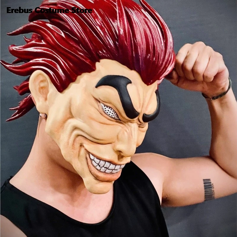 

Baki Hama Yujiro cosplay full costumes and sets Headwear Anime Same Style Simulation Wig Headgear carnival fantasy disgu