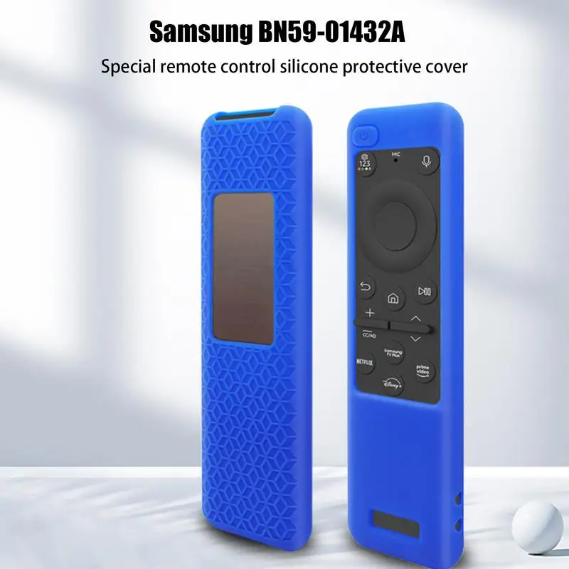 Silicone Cover for 2024 Samsung BN59-0143A Silicone Solar Remote Control Cover Anti-Drop Remote Control Protector Cover